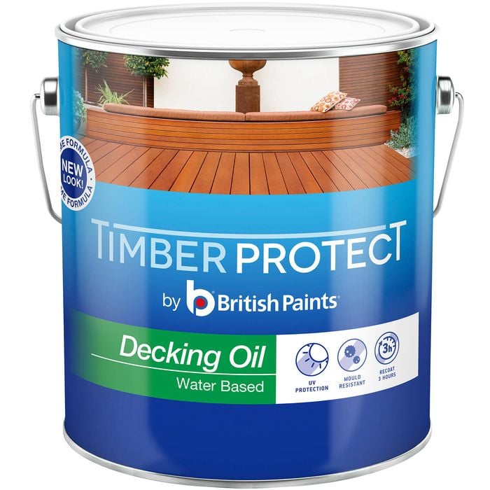 Timber Protect 4L Natural Water Based Decking Oil