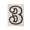 Sandleford 80mm Self Adhesive Night Shine House Number 3