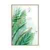 Artey | Lush Palm II - Framed Canvas - Natural Frame - 40 x 60cm