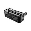 Costway HD Steel Rear ATV Cargo Basket Rack Mesh Surface Luggage Carrier Universal Storage Rack Black