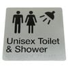 Bradley Braille Unisex Toilet And Shower 975-MFTS-S