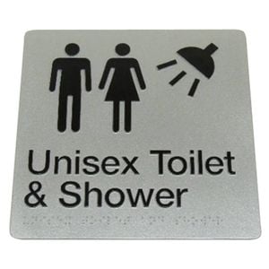 Bradley Braille Unisex Toilet And Shower 975-MFTS-S