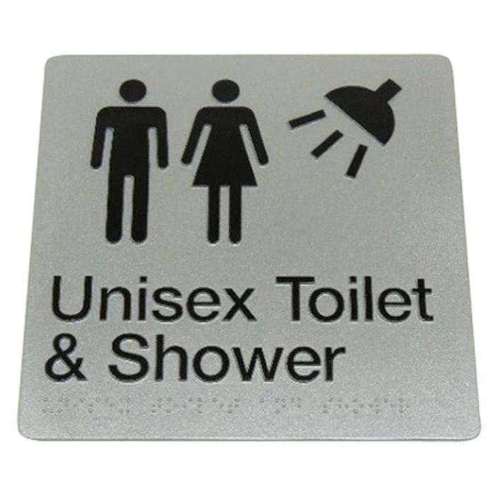 Bradley Braille Unisex Toilet And Shower 975-MFTS-S