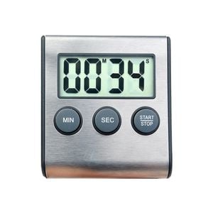 TEGAL Stainless Steel Magnetic LCD Digital Kitchen Timer