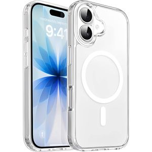 Veloreo Magsafe Shockproof Magnetic Clear Case Cover For Iphone 17