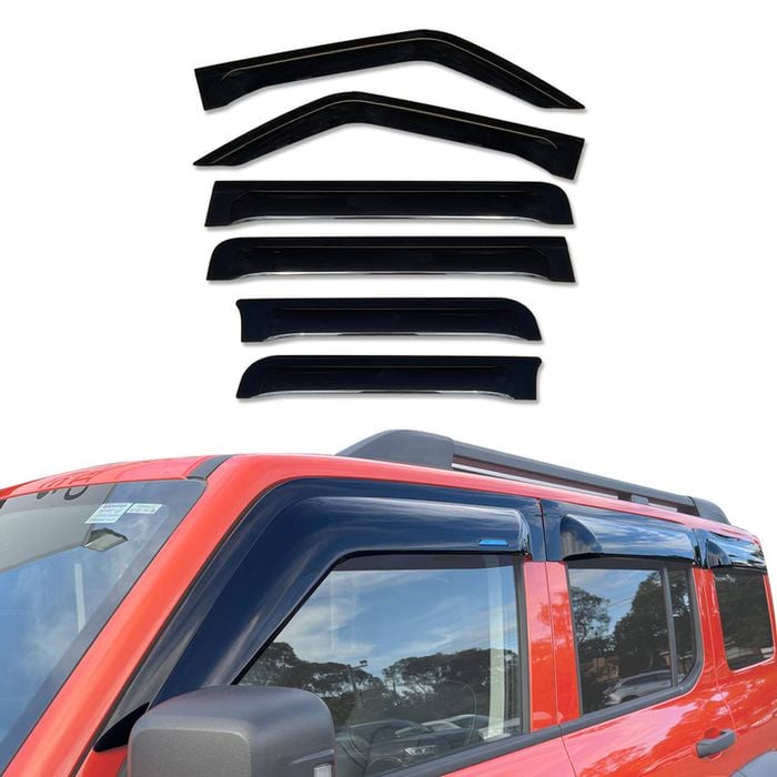 AUSGO Wide-Profile Weather Shields for GWM Tank 300 2023-Onwards Weathershields Window Visors Wind Deflectors