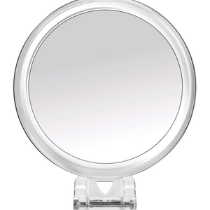 Bodysense Travel Makeup Mirror with Handle 5x Magnification
