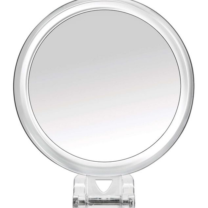 Bodysense Travel Makeup Mirror with Handle 5x Magnification