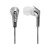 Moki Metallics On The Go Portable Earphones - SILVER