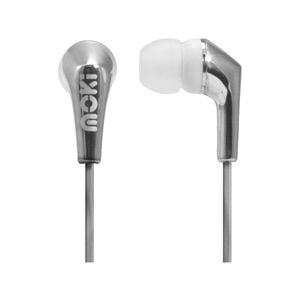 Moki Metallics On The Go Portable Earphones - SILVER