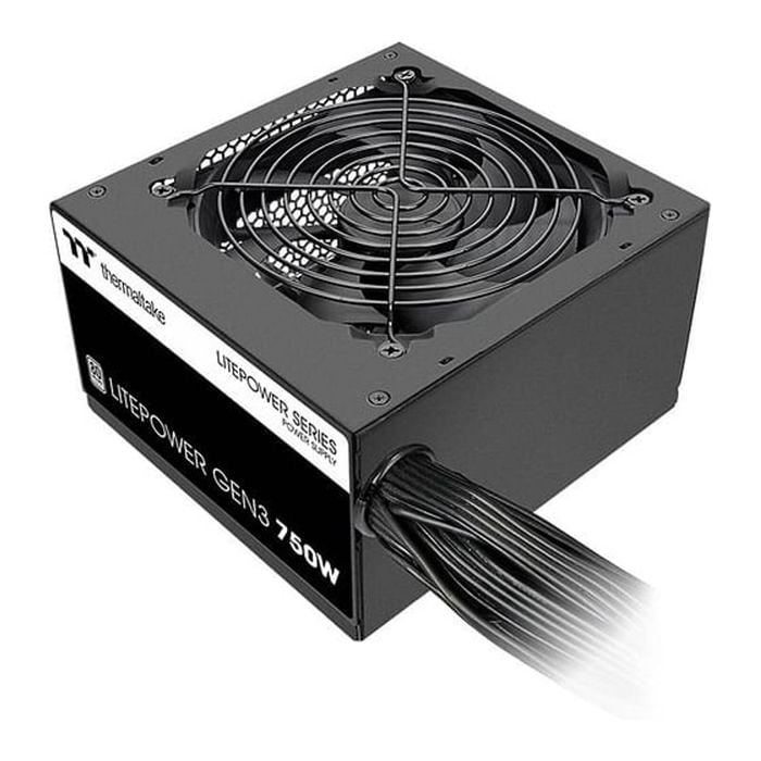 Thermaltake Litepower Gen3 750W 80 Plus Power Supply Unit [PS-LTP-0750NNSAWA-A]