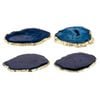 4PK Allira 10cm Agate Coaster Set Tableware - Sapphire
