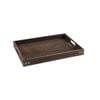 SOGA Large Walnut Rectangle Wooden Tray