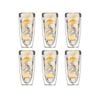 Bodum 0.6 L Transparent Pavina Outdoor 6 Pcs Double Wall Tumbler, 0.60l, 20oz 1 Pcs