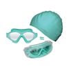 Mirage Bondi Ocean Goggles/Swim Cap/Ear Plugs Swimming Pack Aqua