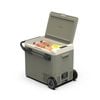 Eisberge 55l Olive Grey Camping Fridge Freezer With Wheels