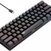 Havit 61 Key Mechanical Gaming Keyboard - Black