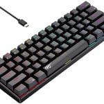 Havit 61 Key Mechanical Gaming Keyboard - Black