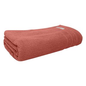 Bas Phillips Cairo Ribbed Towel Collection Cotton Bath Sheet 160cm Rose Mist