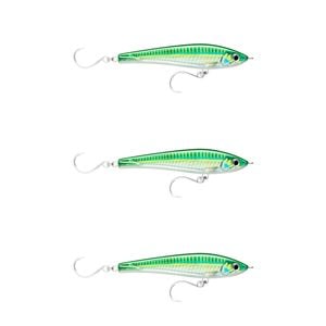 3x Rapala 17cm X Rap Magnum Stick Slow Sink Bait Fishing Lures - Bigeye Scad