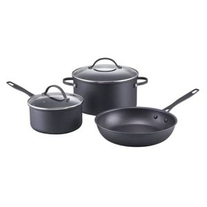Raco Eclipse Nonstick Induction 3 Piece Cookware Set Matte Black