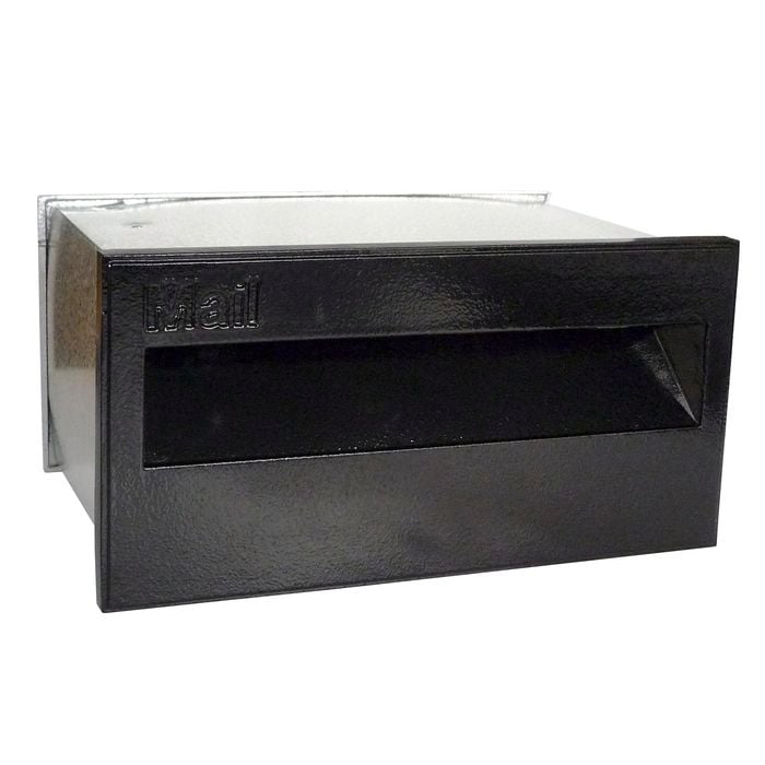 Velox 230mm Super Deluxe Back Open Black Letterbox