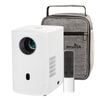 ALLIUMS Projector, Electric Focus, 200" Display, Full HD 1080p (White)