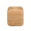 Design Square Cleo Ottoman Low Foot Stool Square - Natural