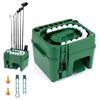 Costway Portable Golf Ball Machine Golf Ball Dispenser-Green