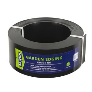Saxon 100mm x 10m Black Garden Edge