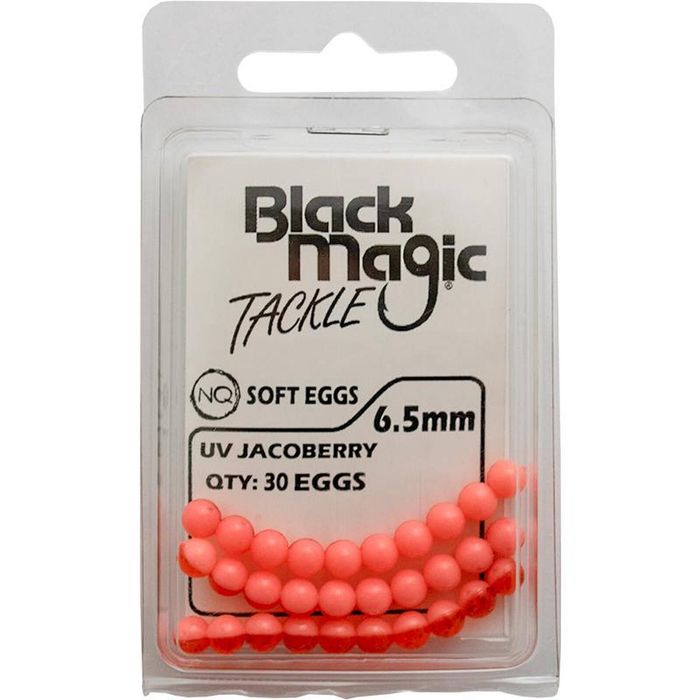 Black Magic 6.5mm Soft Eggs Trout Fishing Lure UV Jacoberry