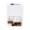 Quartet Magnetic 21.6x28cm Ruled Whiteboard Tile Dry-Erase Board