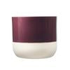 Borralheira 130 x 120mm Burgandy Two Tone Indoor Ceramic Pot