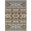 Reversible Outdoor Plastic Mat - Chatai Wanaka-Brown Multi - 120x170cm