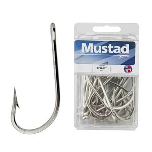 Mustad 7766d - Size 8/0 Qty 25 - Tarpon Ringed Duratin