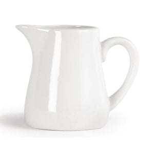Olympia Whiteware Cream And Milk Jugs 170ml 6 Pack Commercial Grade Porcelain Tableware