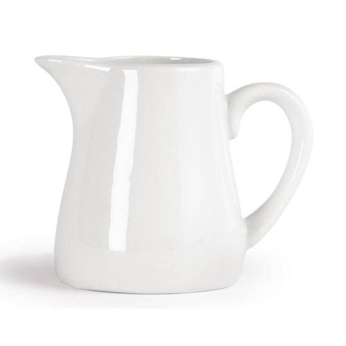 Olympia Whiteware Cream And Milk Jugs 170ml 6 Pack Commercial Grade Porcelain Tableware