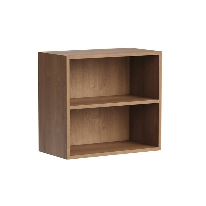 Kaboodle 800-899mm Cajun Oak Customisable Med Wall Open Shelf