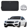 Front Windscreen Sun Shade for Mercedes-Benz C-class 2014 - 2021 Sedan (W205) - Standard 150 x 85 cm - Black