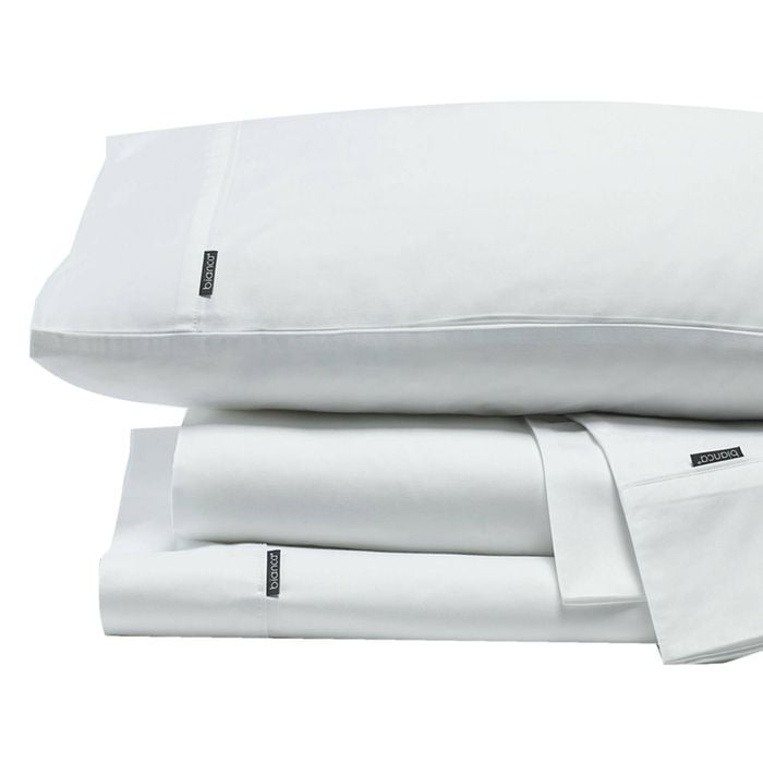 Bianca 500TC Cotton Sateen Sheet Set White King
