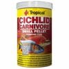 Tropical Fish Food Cichlid Carnivore Small Pellet 250ml