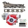 Gen1 High Flow Turbo Charger With Genuine Exhaust Manifold, Gasket & Stud Kit For Mitsubishi Triton Mq 4n15 2.4l