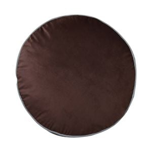 Astin Sinclair Chocolate Velvet Circle Cushion
