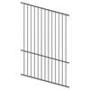ProtectorAl 350-1200W x 1800H Palladium Silver Raked Up to 15º Flat Top Pool Fence Panel