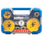 Sutton Tools 19-20mm 8 Piece Multi-Purpose Carpenter Holesaw Set