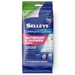 Selleys 30pk Complete Clean Bathroom & Shower Wipes
