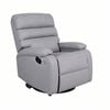 TOPONE Convertible Lazy Sofa Chair Reclining Swivel Accent Chair for Small Living Spaces - Dark Grey