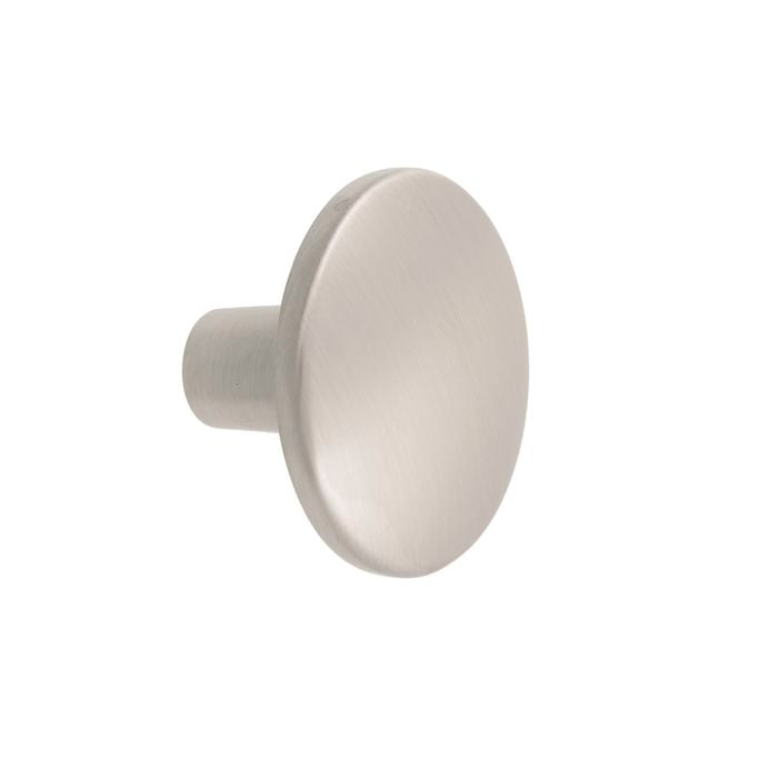 Prestige 30mm Brushed Nickel Round Knob - 30mm