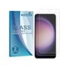 2 Pack MEZON Samsung Galaxy S23+ (6.6") Clear Tempered Glass Screen Protectors