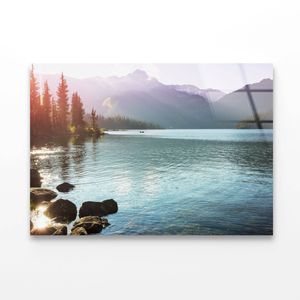 Blue Lake in Canada   Print 100% Australian Made 90 x 60cm  (Acrylic)